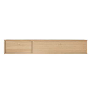 TV stolek v dekoru dubu v přírodní barvě 133x22 cm Mistral – Hammel Furniture