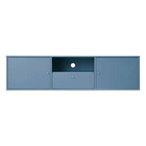 Modrý TV stolek 161x42 cm Mistral – Hammel Furniture