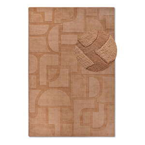 Hnědý ručně tkaný vlněný koberec 120x170 cm Alexis – Villeroy&Boch