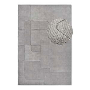 Šedý ručně tkaný vlněný koberec 160x230 cm Charlotte – Villeroy&Boch
