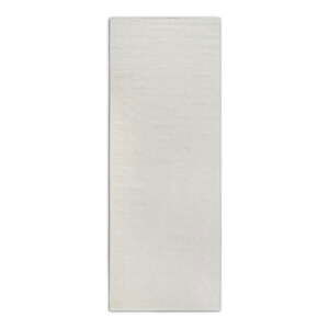 Krémový ručně tkaný běhoun s příměsí vlny 80x200 cm Pradesh Natural White – Elle Decoration