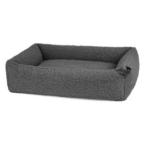 Tmavě šedý pelíšek pro psa z materiálu bouclé 71x91 cm Senso Graphite M – MiaCara