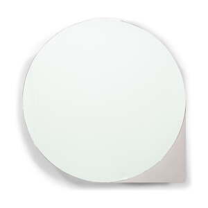 Šedo-béžová kovová závěsná koupelnová skříňka se zrcadlem 35x35 cm Sonnet – Spinder Design