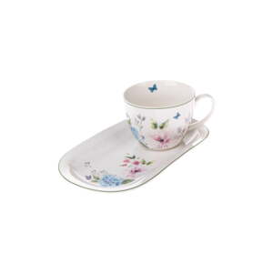 Bílý porcelánový šálek 450 ml – Dakls