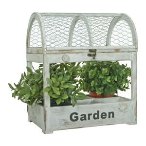 Dřevěný stojan na květiny (výška 39 cm) – Garden Pleasure