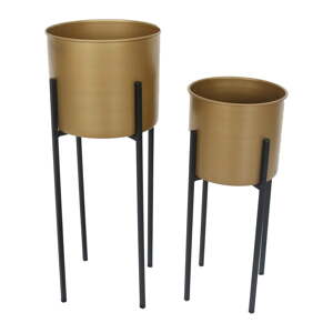 Kovové květináče v sadě 2 ks ø 24 cm Dempo – Garden Pleasure