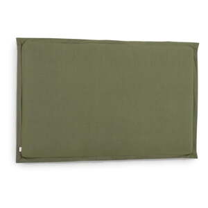 Zelené čalouněné čelo postele 186x106 cm Tanit – Kave Home