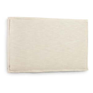 Bílé čalouněné čelo postele 186x106 cm Tanit – Kave Home