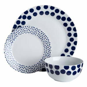 Jídelní sada Premier Housewares Blue Spots, 12ks