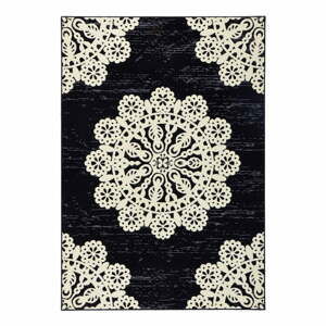 Černý koberec Hanse Home Gloria Lace, 200 x 290 cm