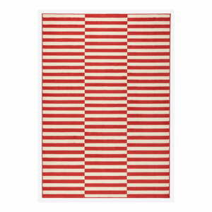 Červeno-bílý koberec Hanse Home Gloria Panel, 80 x 150 cm