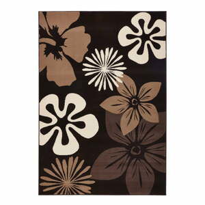 Koberec Hanse Home Gloria Flower Brownie, 160 x 230 cm