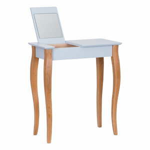 Světle šedý toaletní stolek se zrcadlem Ragaba Dressing Table, délka 65 cm