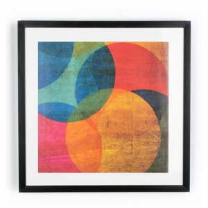 Obraz Graham & Brown Neon Circle, 50 x 50 cm