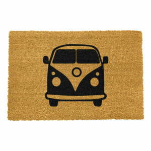 Rohožka z přírodního kokosového vlákna Artsy Doormats Campervan, 40 x 60 cm