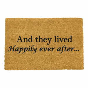 Rohožka z přírodního kokosového vlákna Artsy Doormats Happily Ever After, 40 x 60 cm