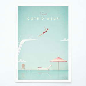 Plakát Travelposter Côte d'Azur, A2