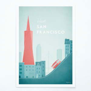 Plakát Travelposter San Francisco, A3