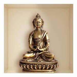 Samolepka s 3D efektem Ambiance Buddha Statue