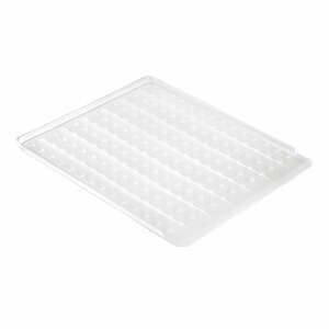 Bílý odkapávač na nádobí InterDesign Drainboard, 35.5 x 31 cm