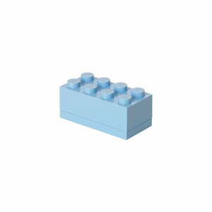 Světle modrý úložný box LEGO® Mini Box